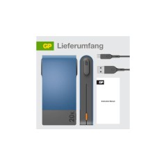 GP M2 Series Powerbank 20000mAh Bl - High Capacity, Fast Charging & Reliable Power Solution!